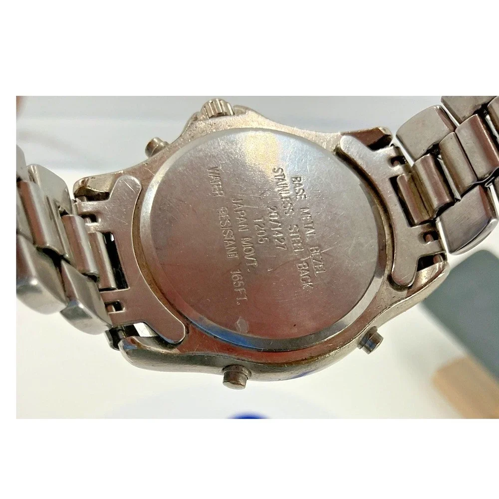 Armitron‎ Men's Analog-Digital Watch Stainless Steel Silver